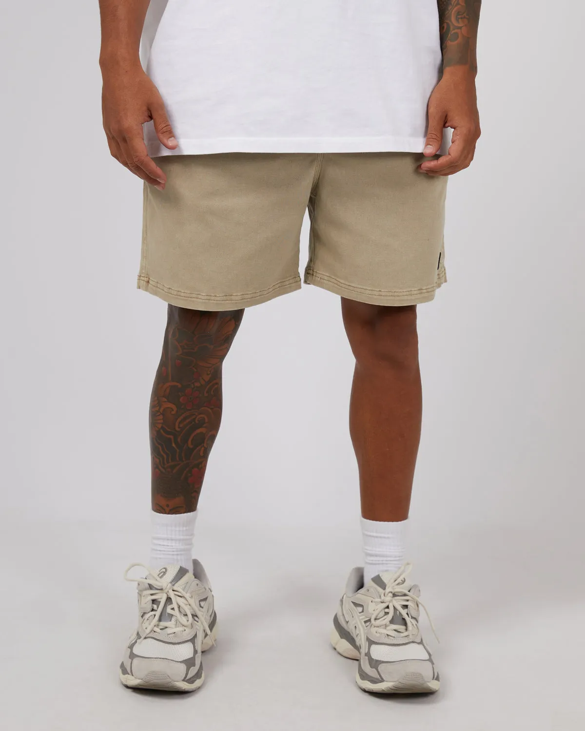 17" Twill Jogger | Sand