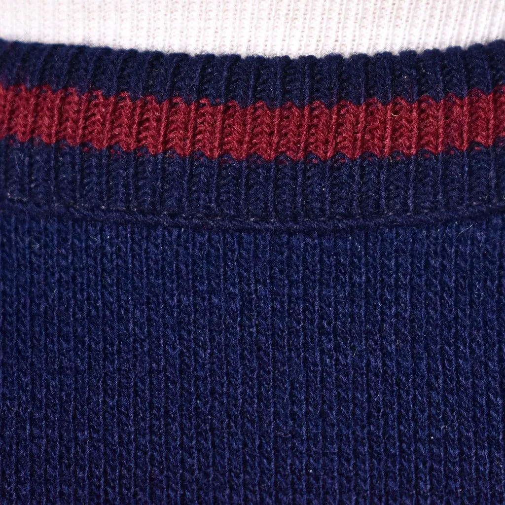 1960s Vintage Navy Crew Neck Sweater
