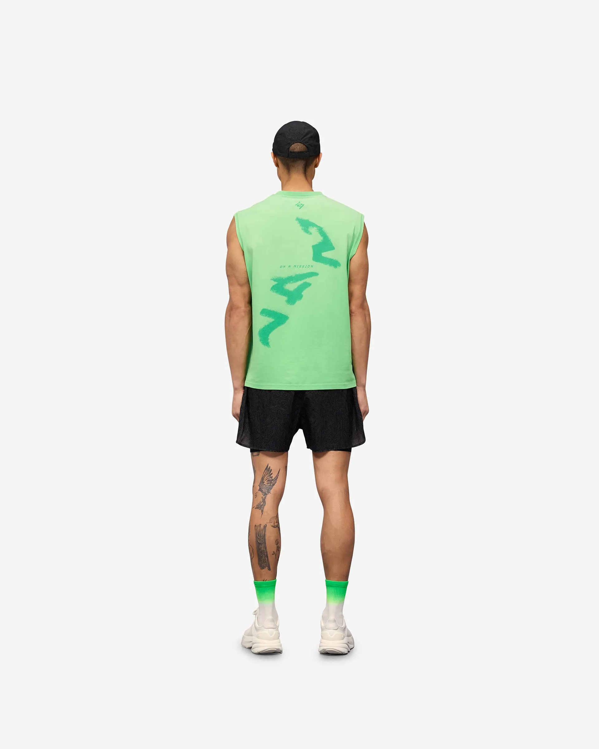 247 Motion Oversized Tank - Speed Green