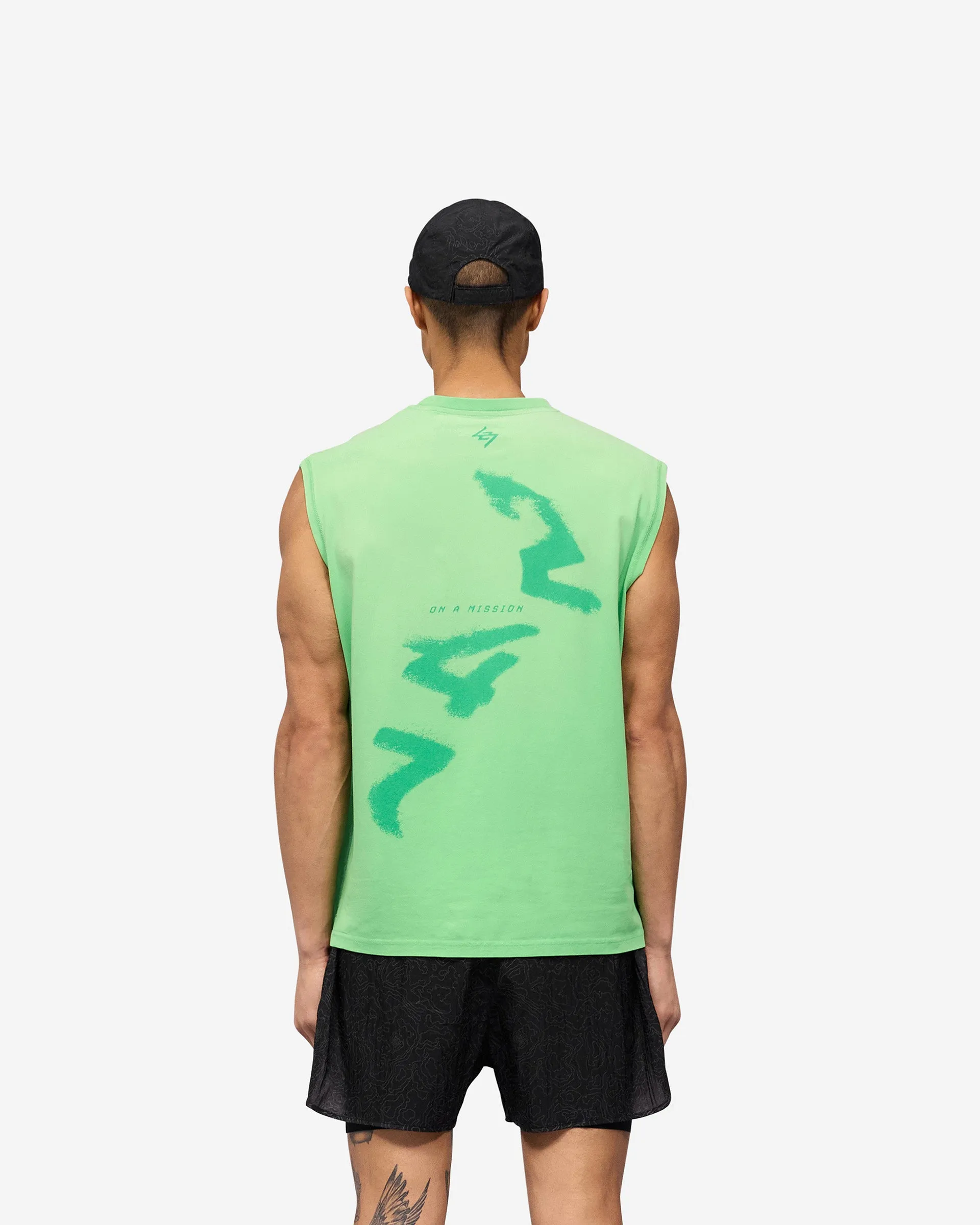 247 Motion Oversized Tank - Speed Green