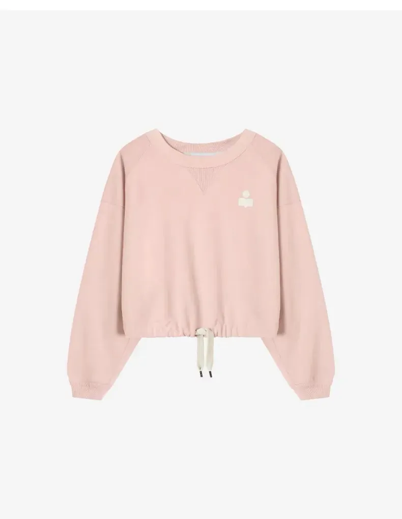 24ss New Designer sweatshirt hoodie isabels marant classic Cotton Round Neck Women Hot Letter Flocking Print Casual Versatile Pullover Hoodies Sweater Tide Tops