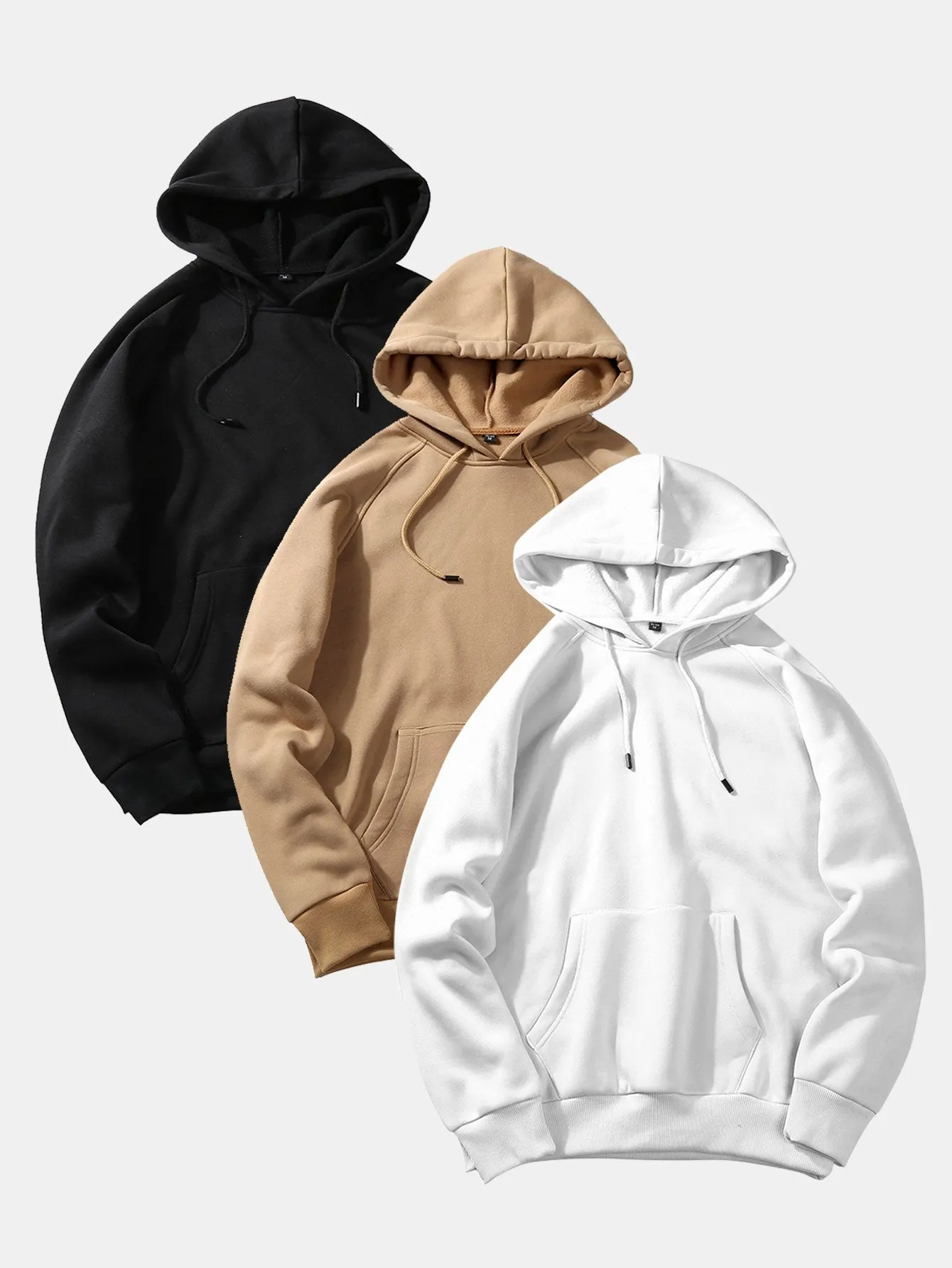 3 keping hoodies asas
