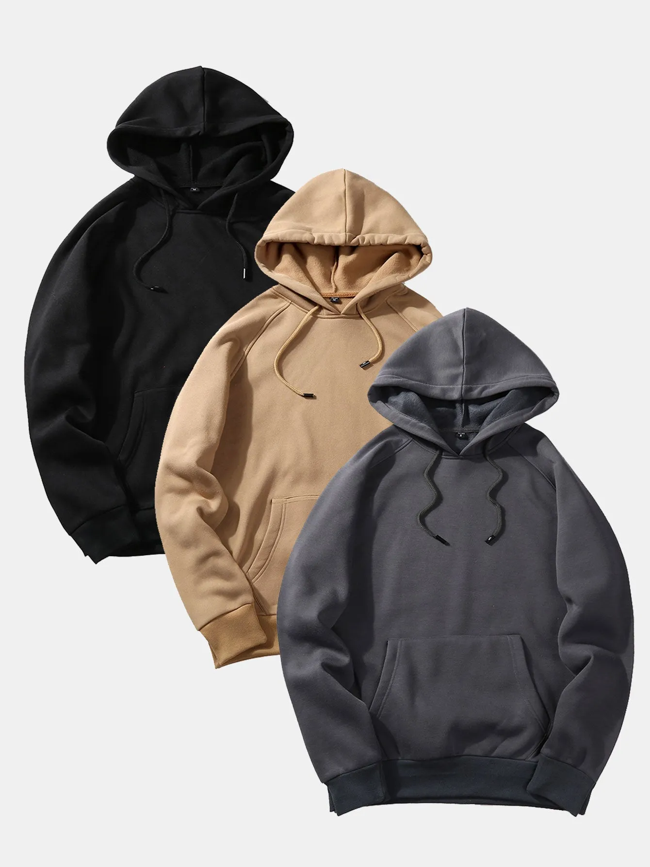 3 keping hoodies asas