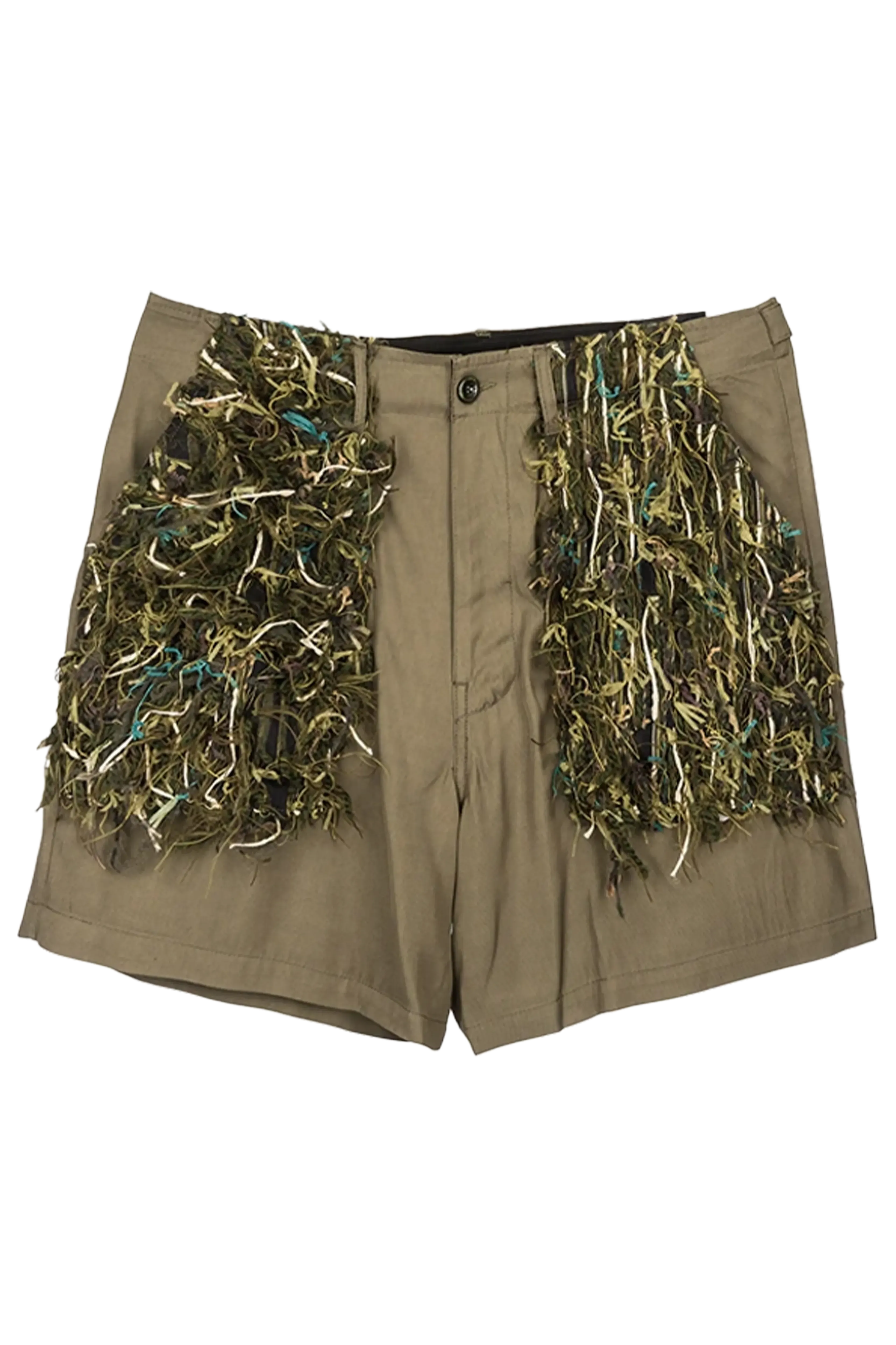 4SDESIGNS Gusset Pocket Fatigue Short Green