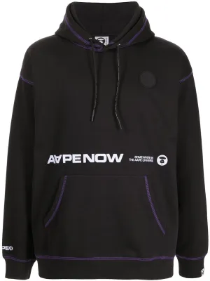 AAPE BY *A BATHING APE® Aape Now contrast-trim hoodie