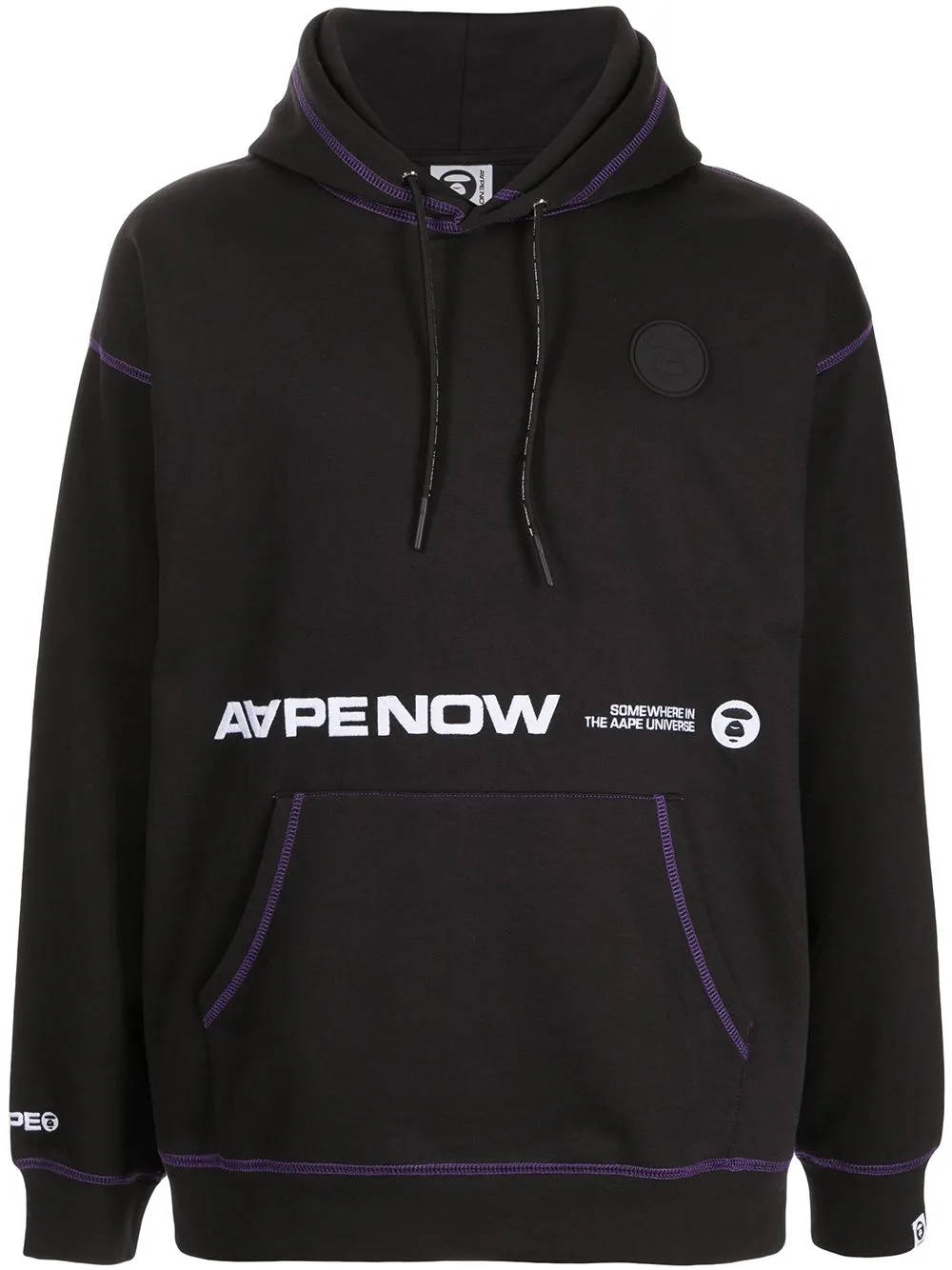 AAPE BY *A BATHING APE® Aape Now contrast-trim hoodie