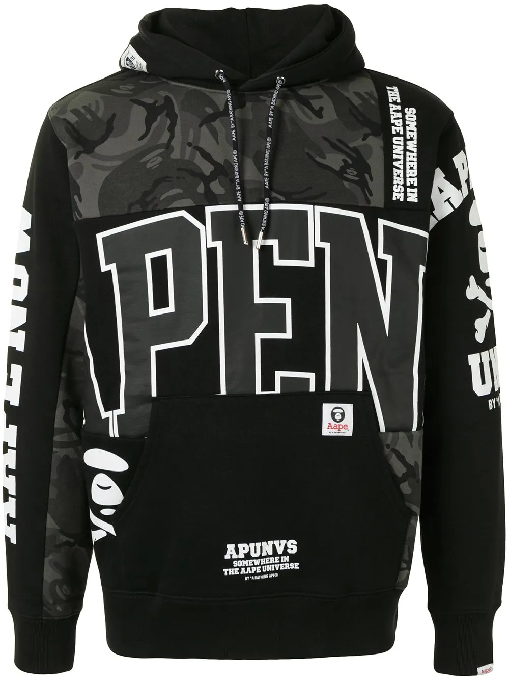 AAPE BY *A BATHING APE® logo-print hoodie