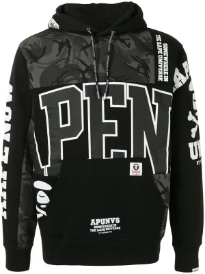 AAPE BY *A BATHING APE® logo-print hoodie