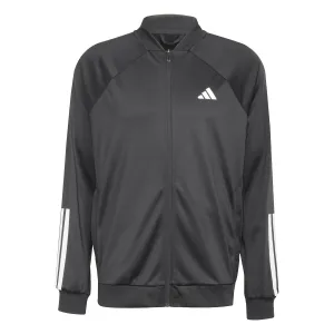 ADIDAS Mens 3 Stripe Knit Tennis Jacket - Black