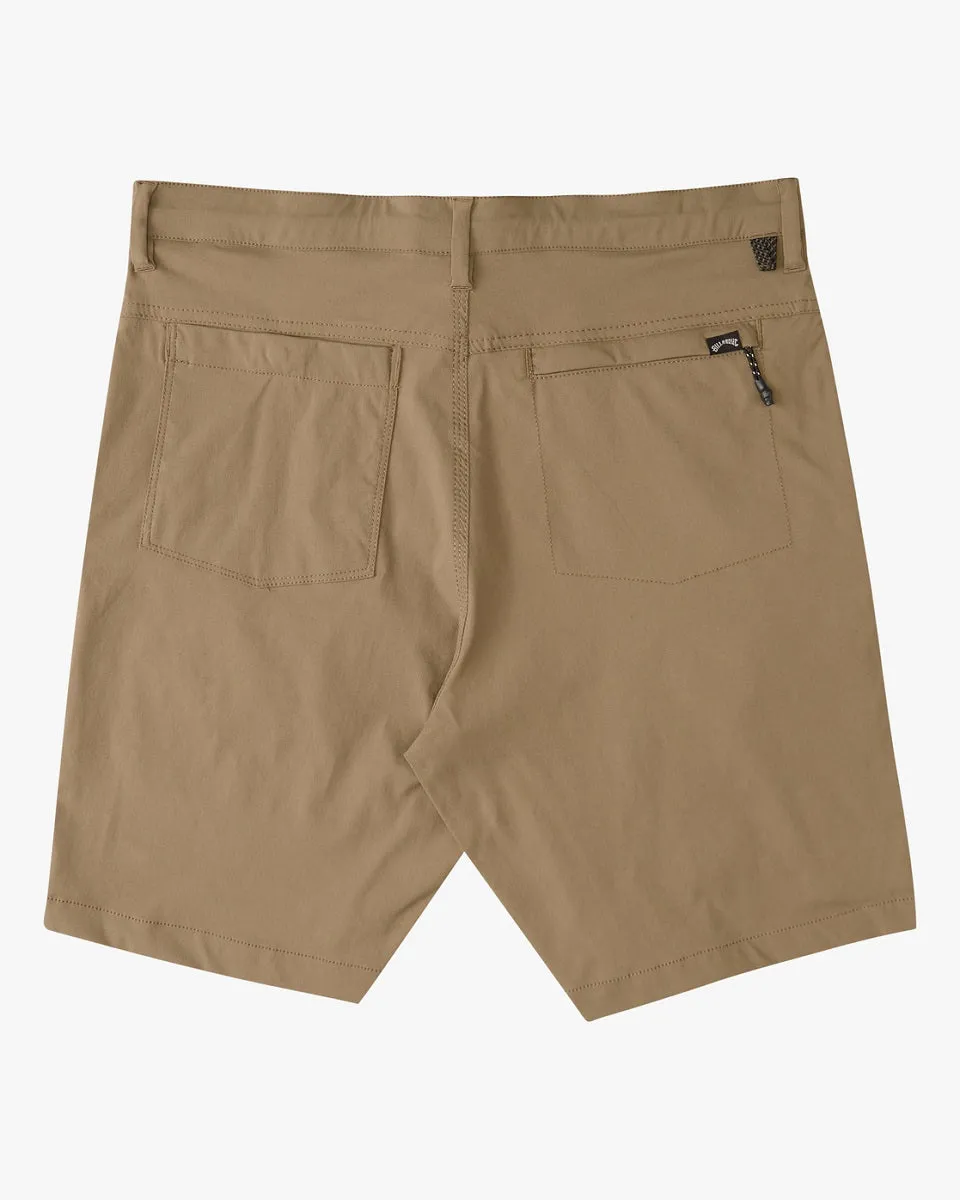 A/Div Surftrek Plus Shorts 19" Walnut