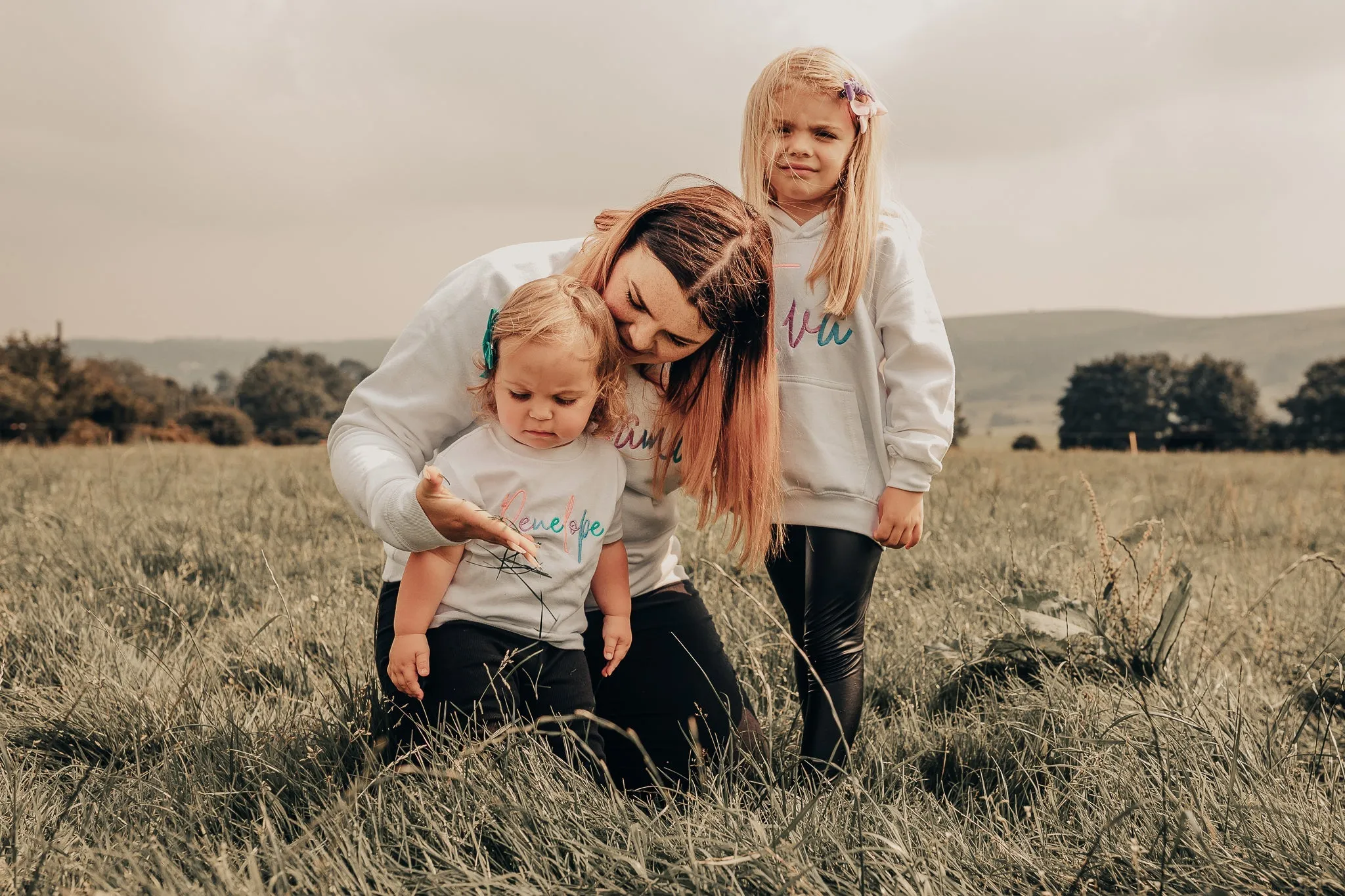 Adult's Rainbow Name Tee/Hoody