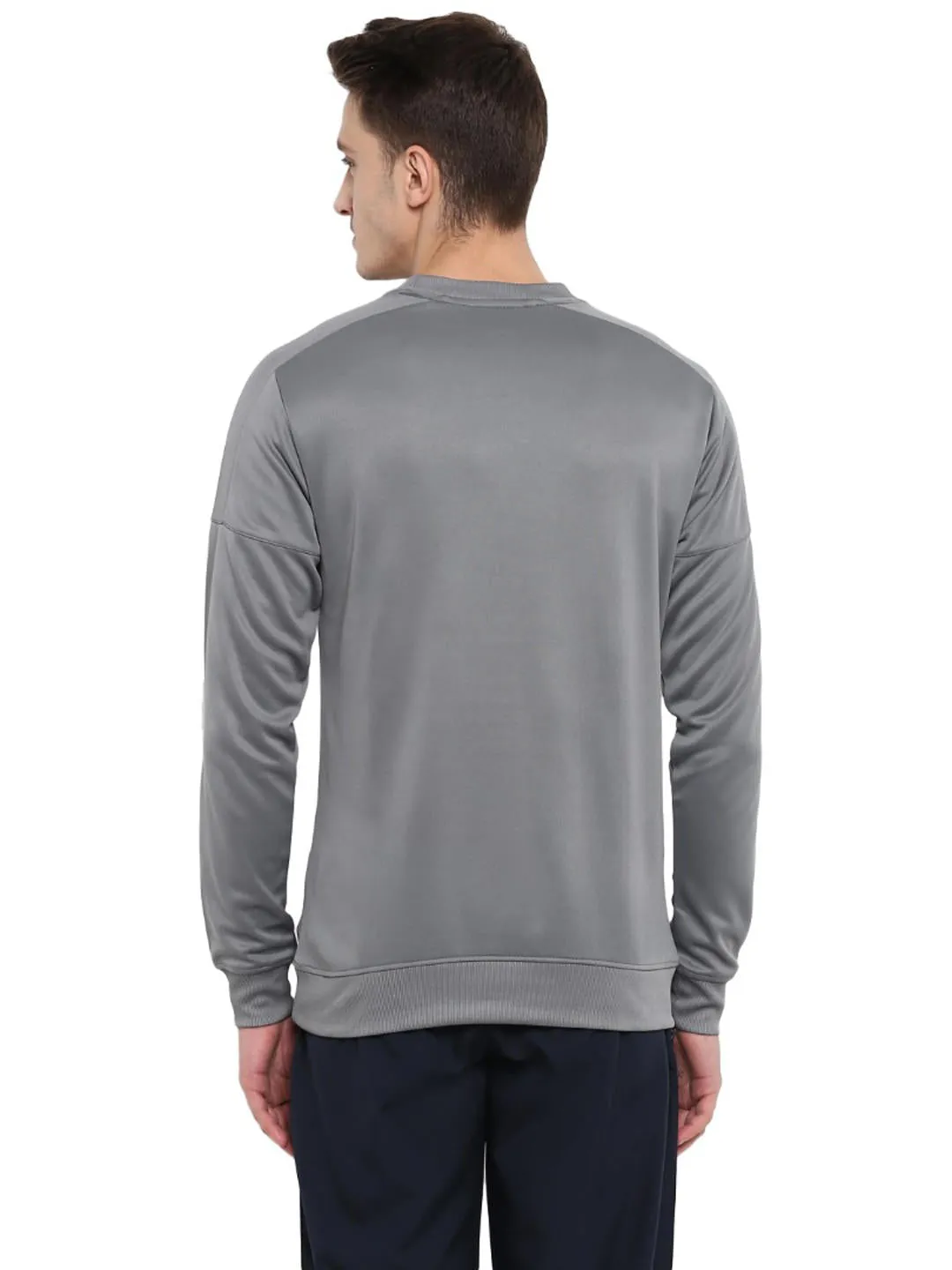 Alcis Men Grey Printed Sweatshirt