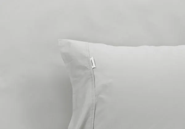 ALGODON "300TC Cotton" FITTED SHEET Combo Set - SILVER
