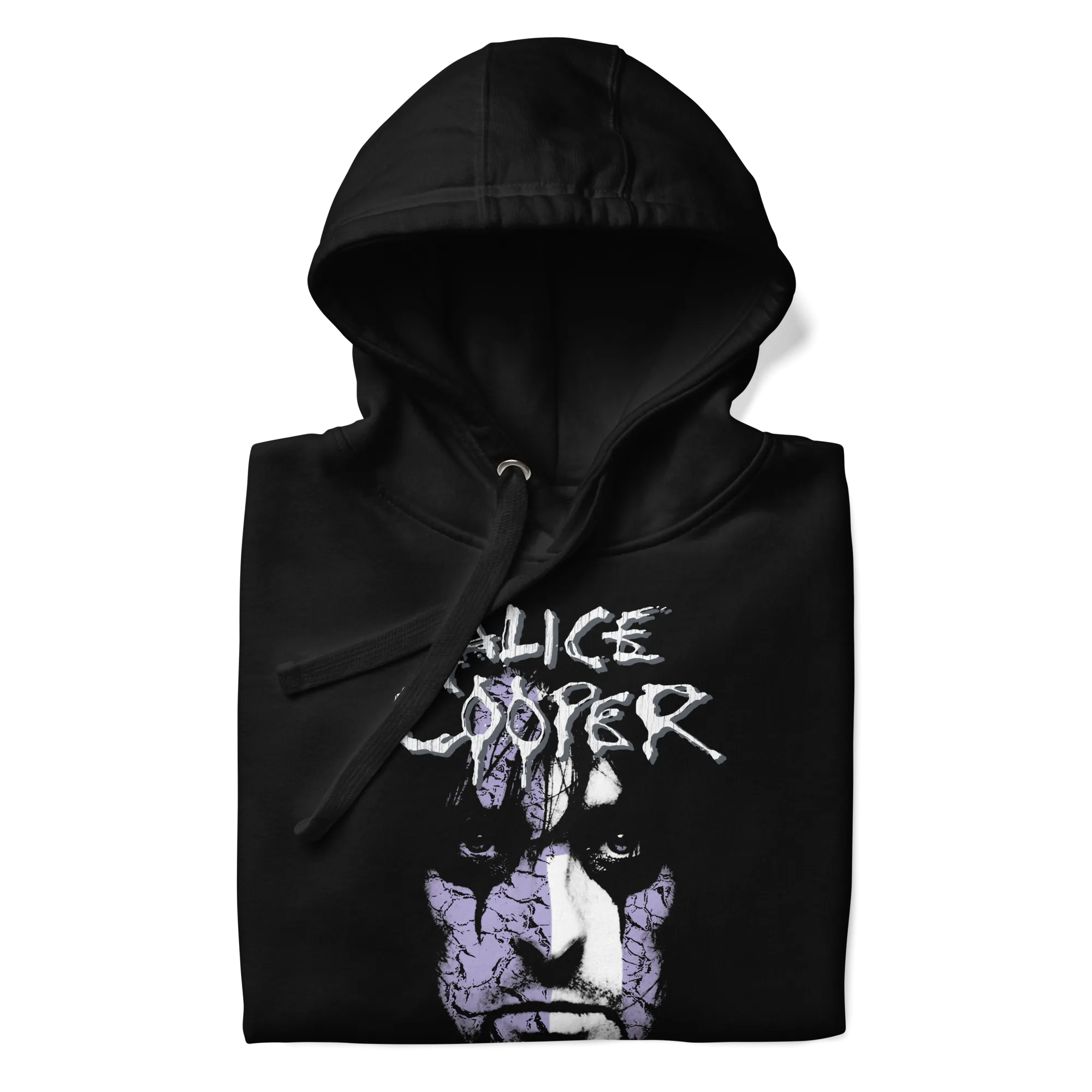 Alice Cooper - Early 2000s Vintage Jumbo Print Hoodie
