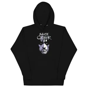 Alice Cooper - Early 2000s Vintage Jumbo Print Hoodie
