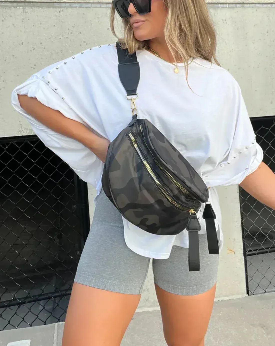 Amayrani® | Oversized T-Shirt With Studs