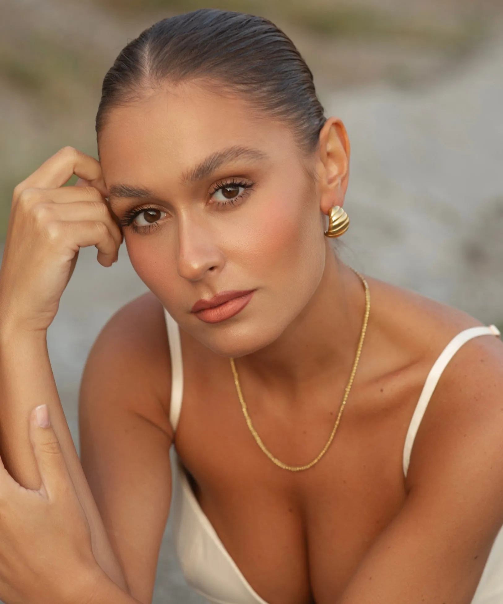 Amber Gold Chain