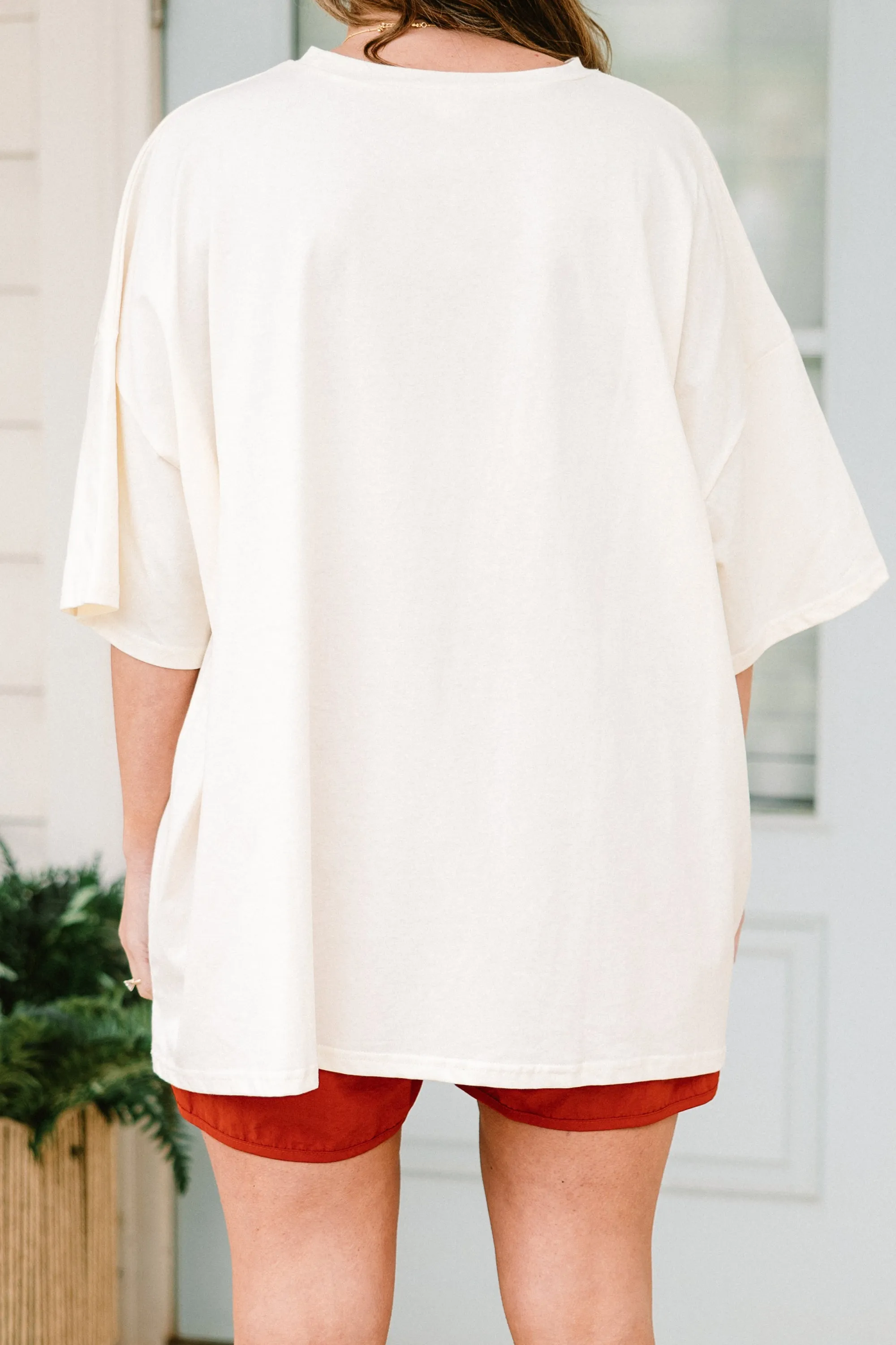 American Lobster Boyfriend Tee, Ivory