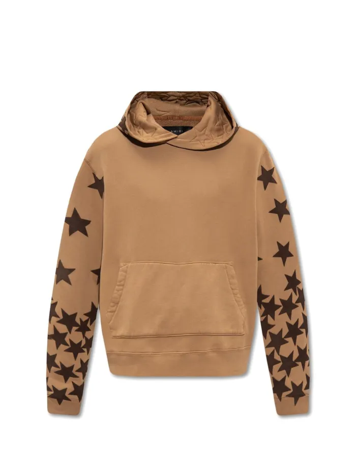 Amiri Amiri Long-Sleeved Star-Patch Hoodie