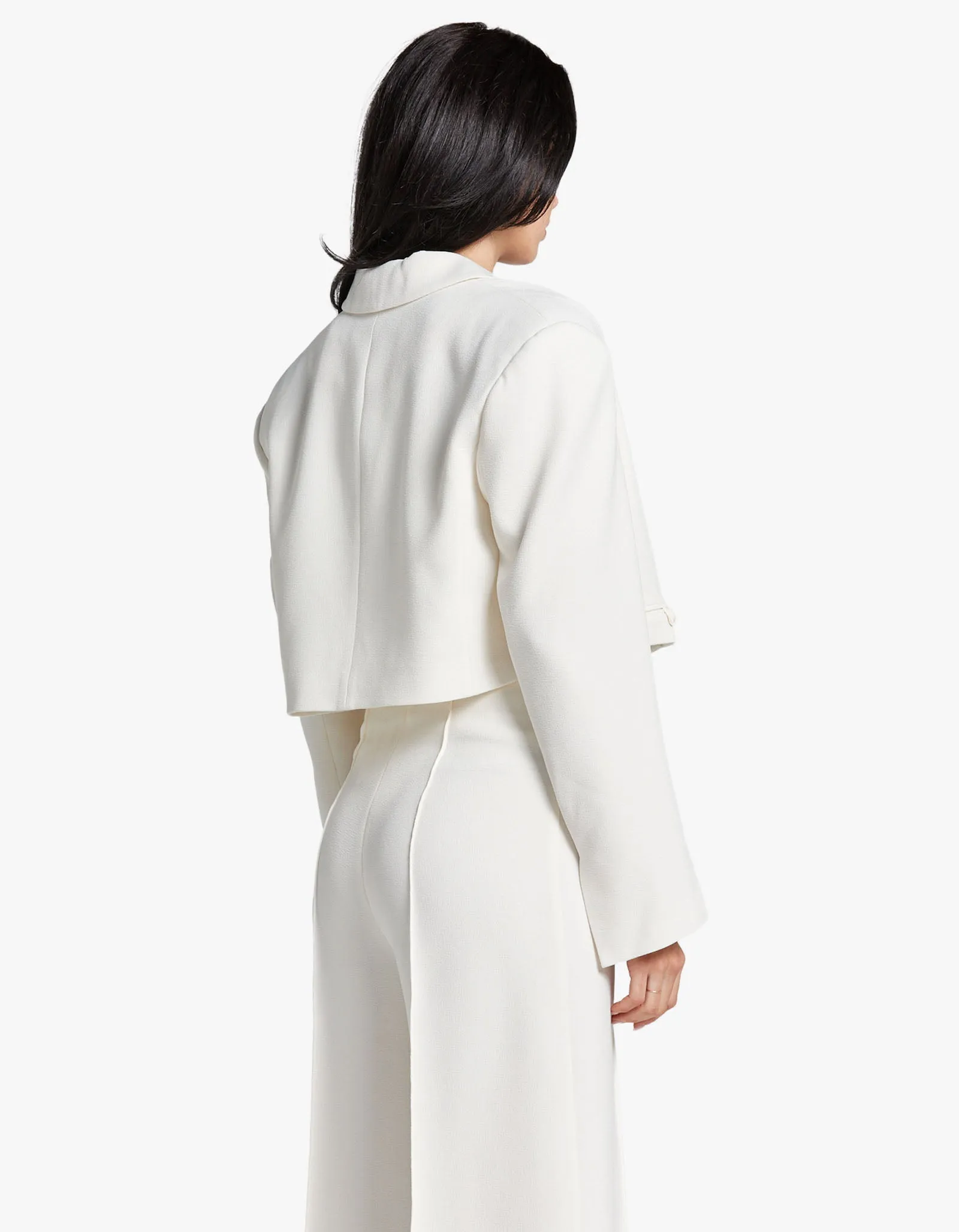 Amura Crop Blazer - Cream