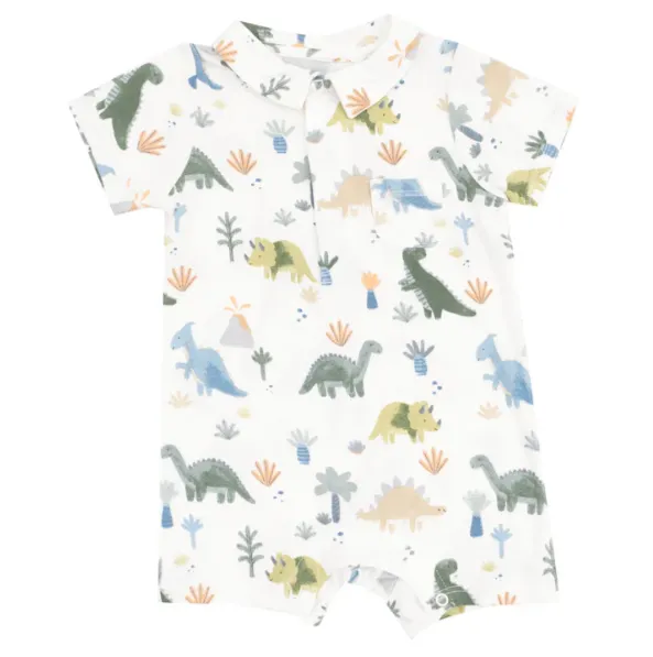 Angel Dear Polo Shortie - Soft Dinos