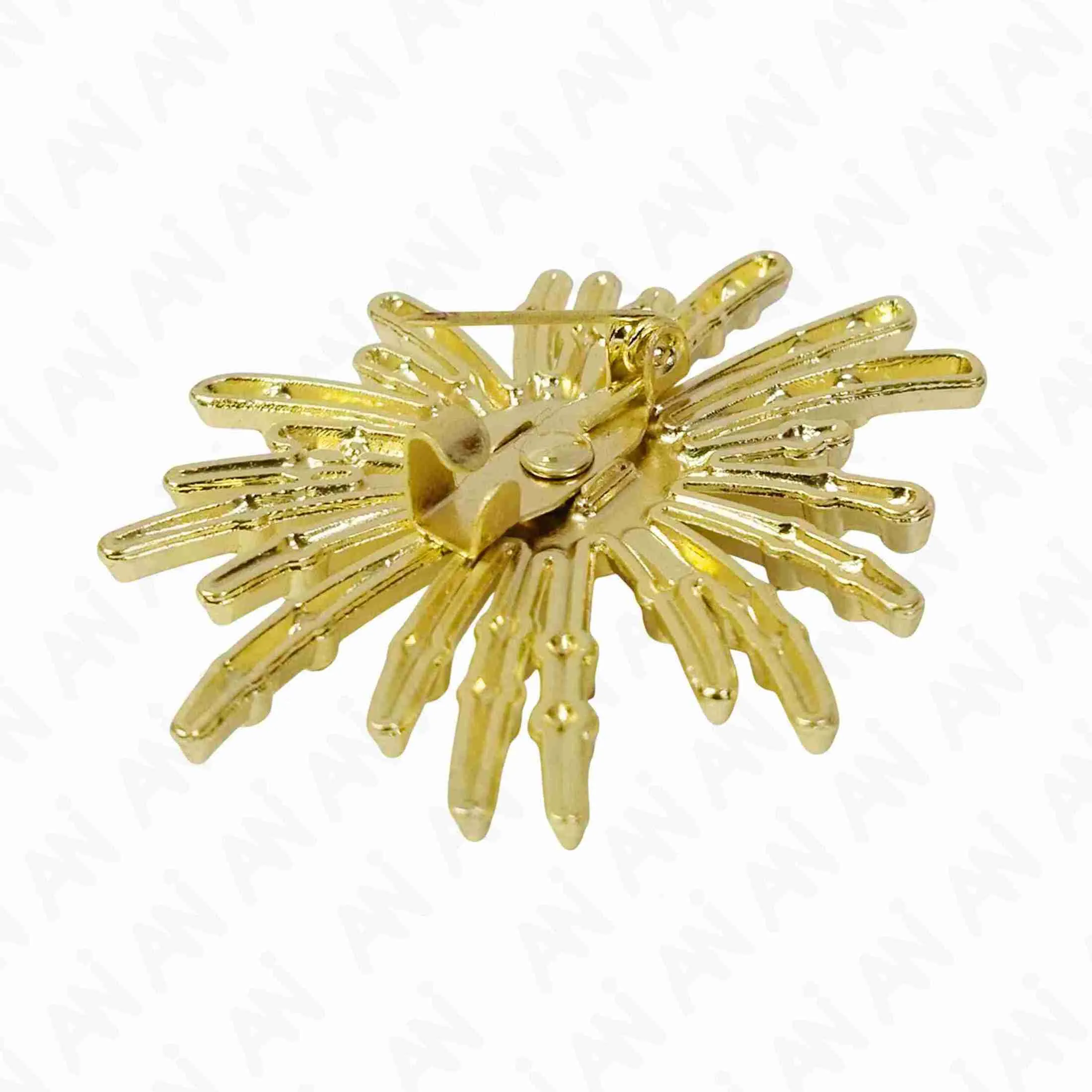 Ani Accessories Floral Pearl Brooch for Sarees & Outfits