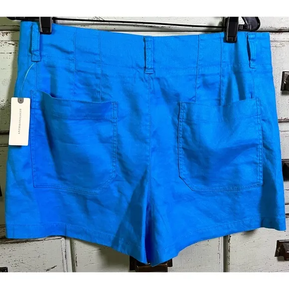 Anthropologie Colette Linen Shorts 32
