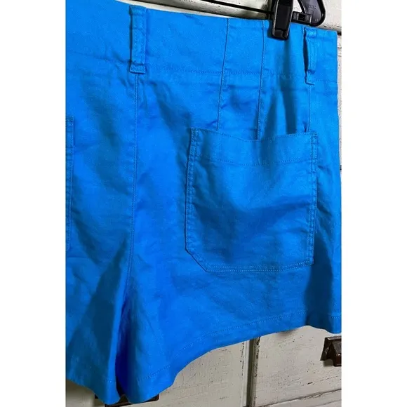 Anthropologie Colette Linen Shorts 32