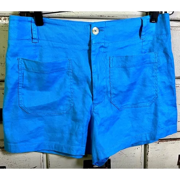 Anthropologie Colette Linen Shorts 32