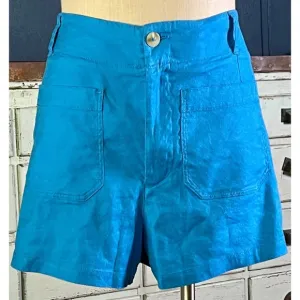 Anthropologie Colette Linen Shorts 32