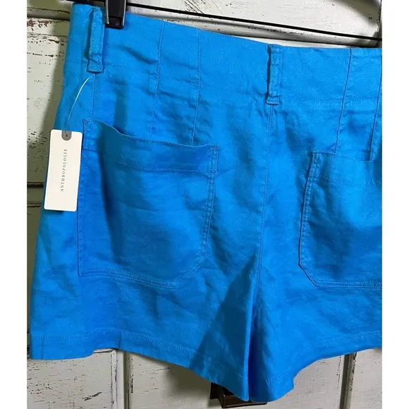 Anthropologie Colette Linen Shorts 32