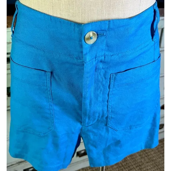 Anthropologie Colette Linen Shorts 32