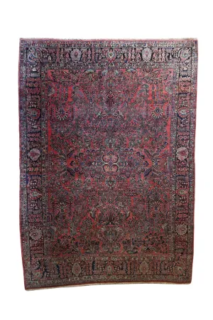 'Arbor' Vintage Persian Rug- 8'5'' x 12'2''