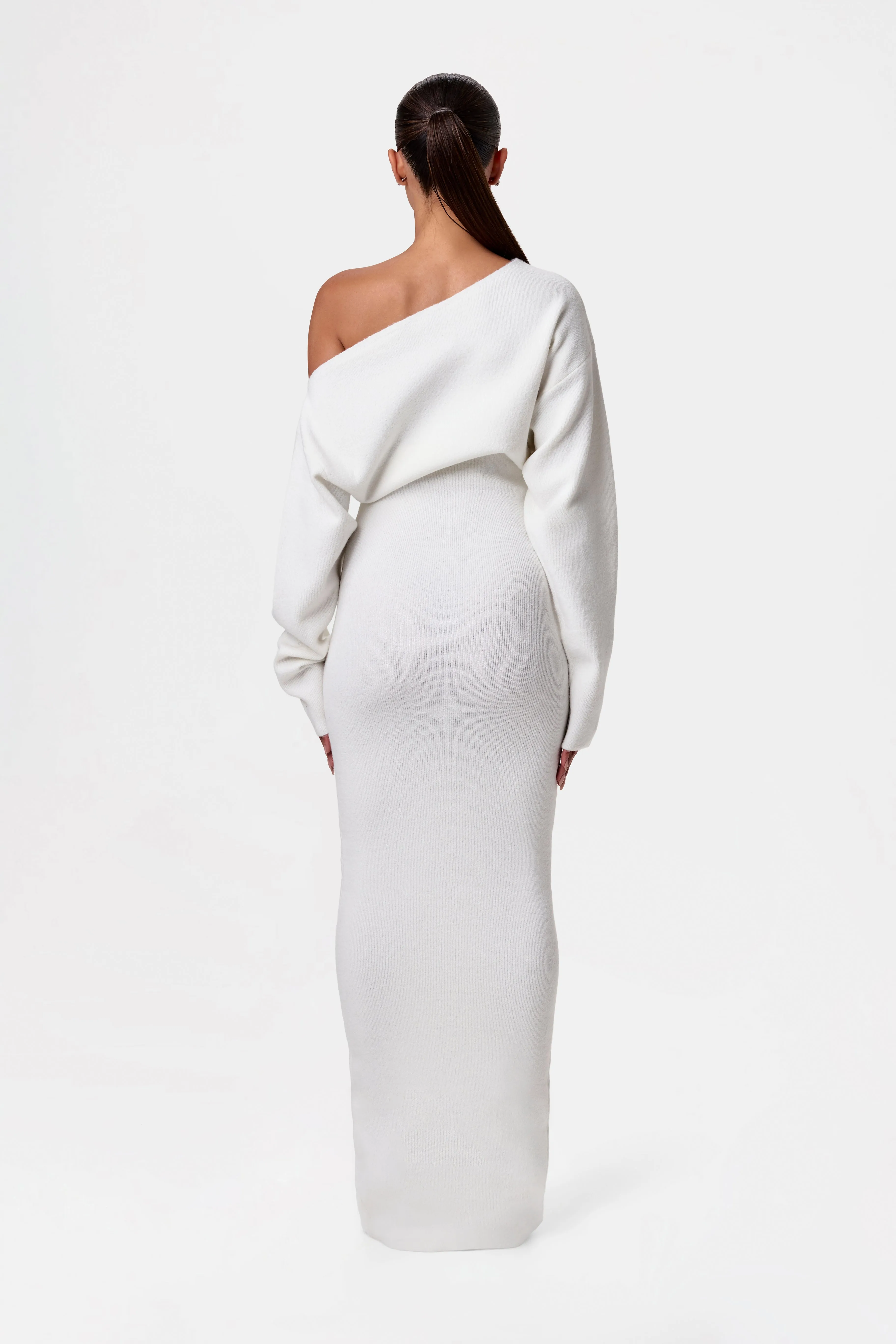 Aria | Off-shoulder Knit Dress