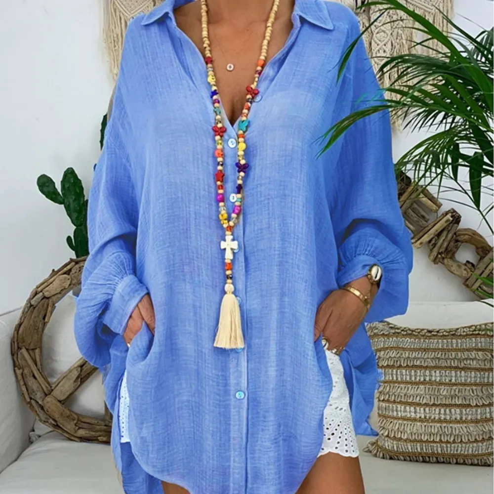 Aura® | Oversized Hemdbluse Women'S