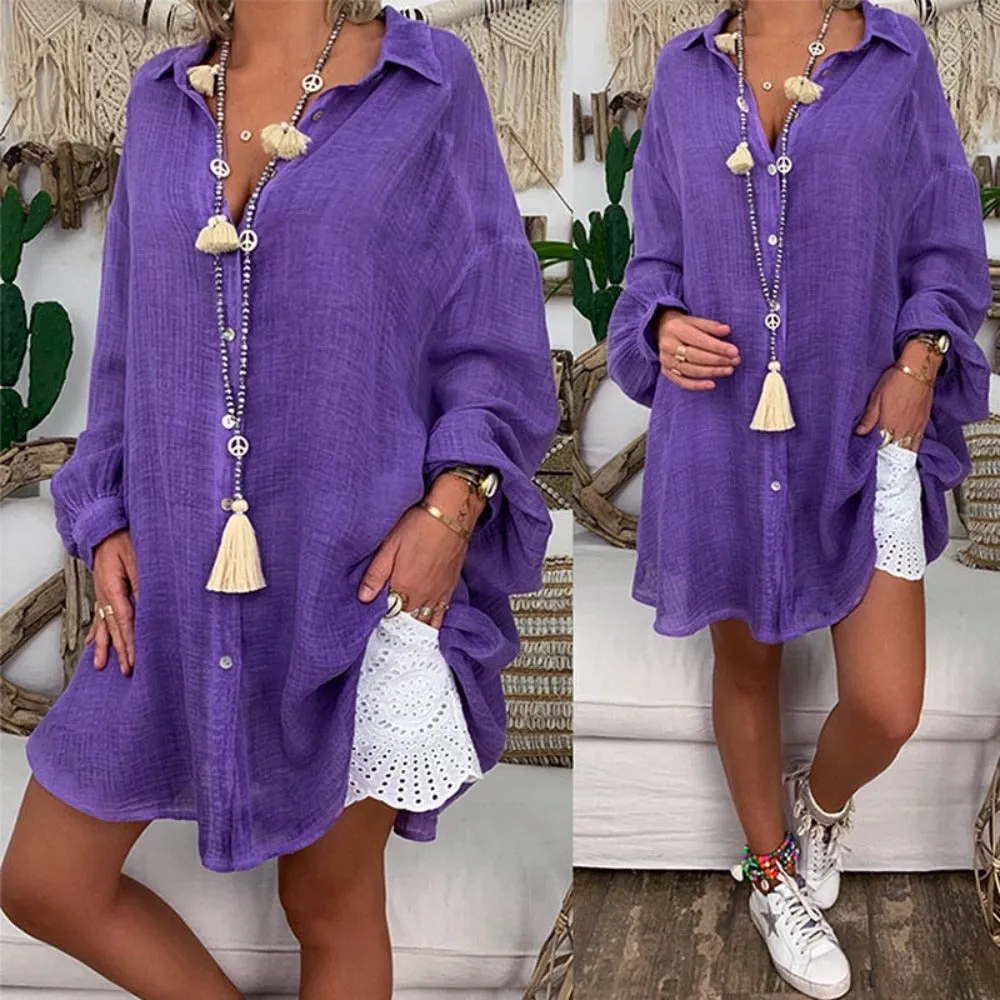 Aura® | Oversized Hemdbluse Women'S
