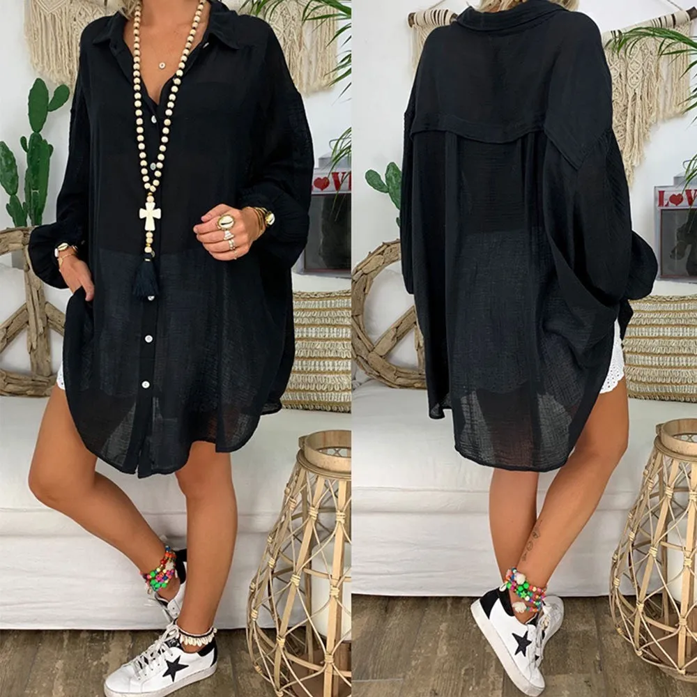 Aura® | Oversized Hemdbluse Women'S