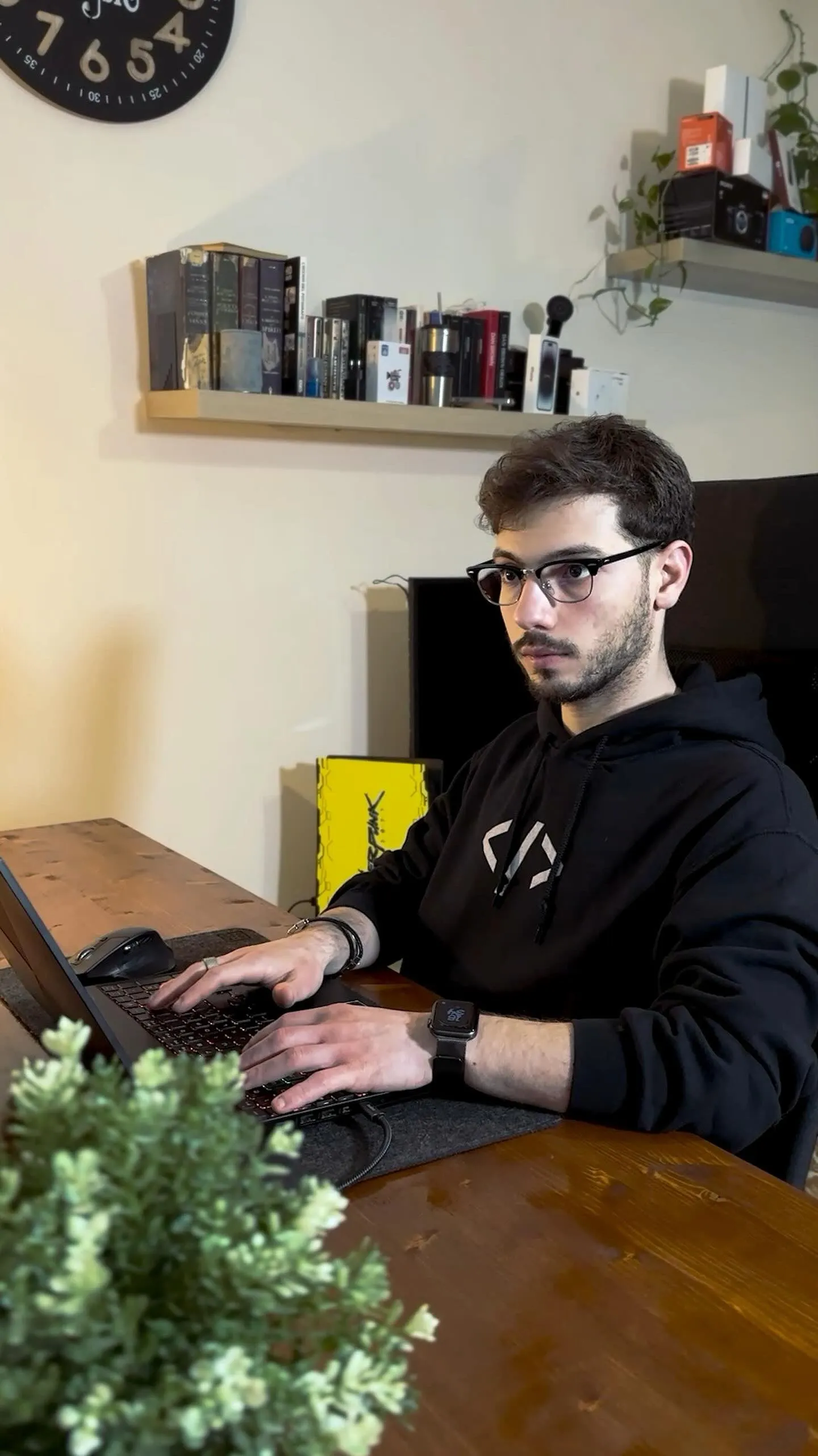 Autonomous Coder Black Unisex Hoodie