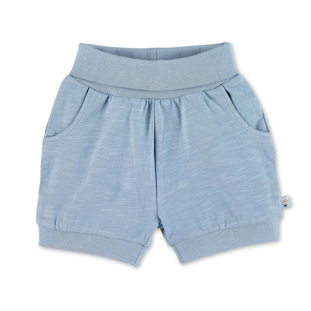 Baby Organic Shorts - Blue