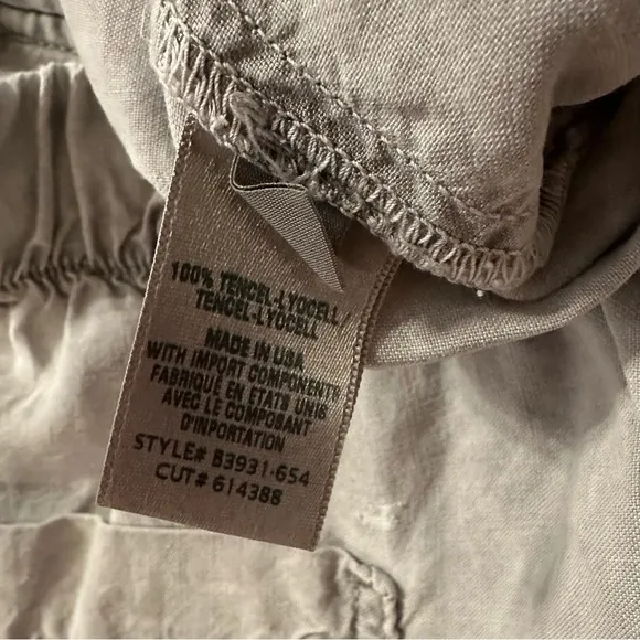 Bella Dahl Fray Hem Shorts in Soft Army sz S