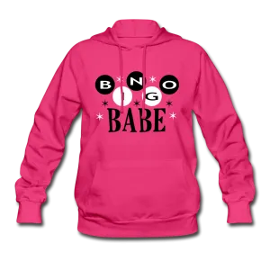 Bingo Babe Women's Hoodie In Hot Pink