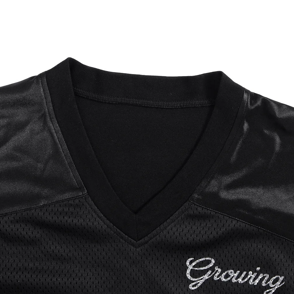 Black Mesh 09 Jersey Tee