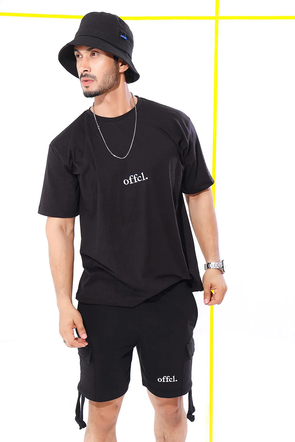 Black Offcl Cargo Shorts