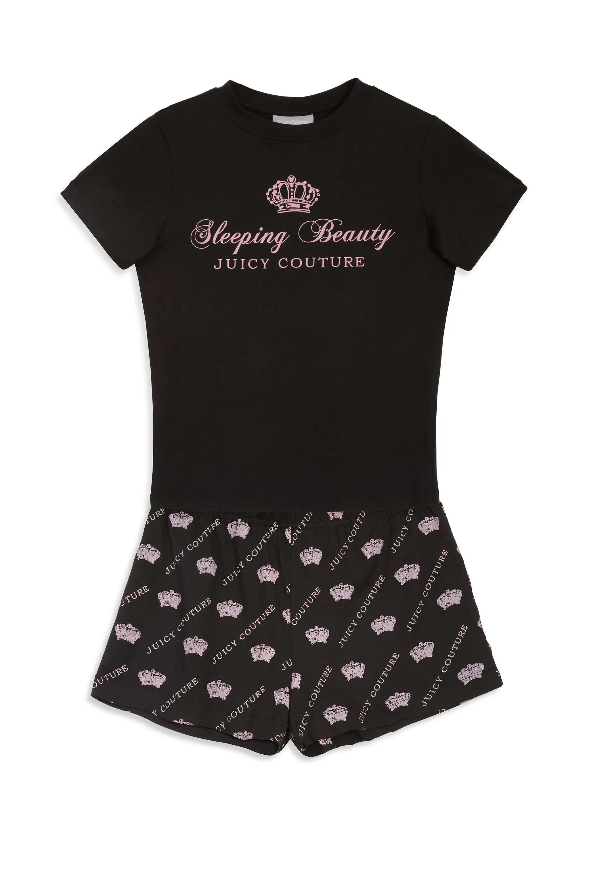 BLACK SLEEPING BEAUTY PYJAMA SET