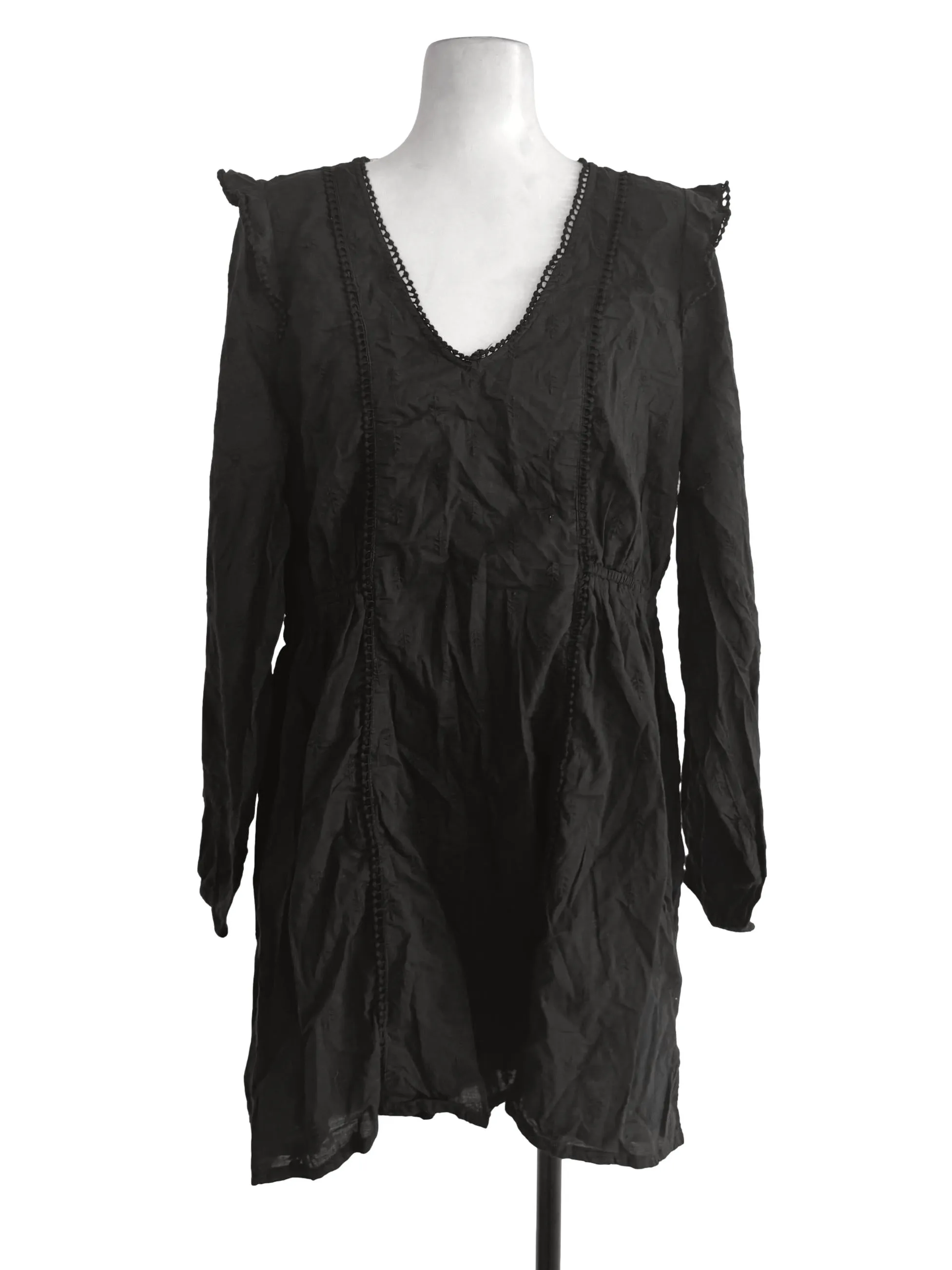 Black Textured Dress