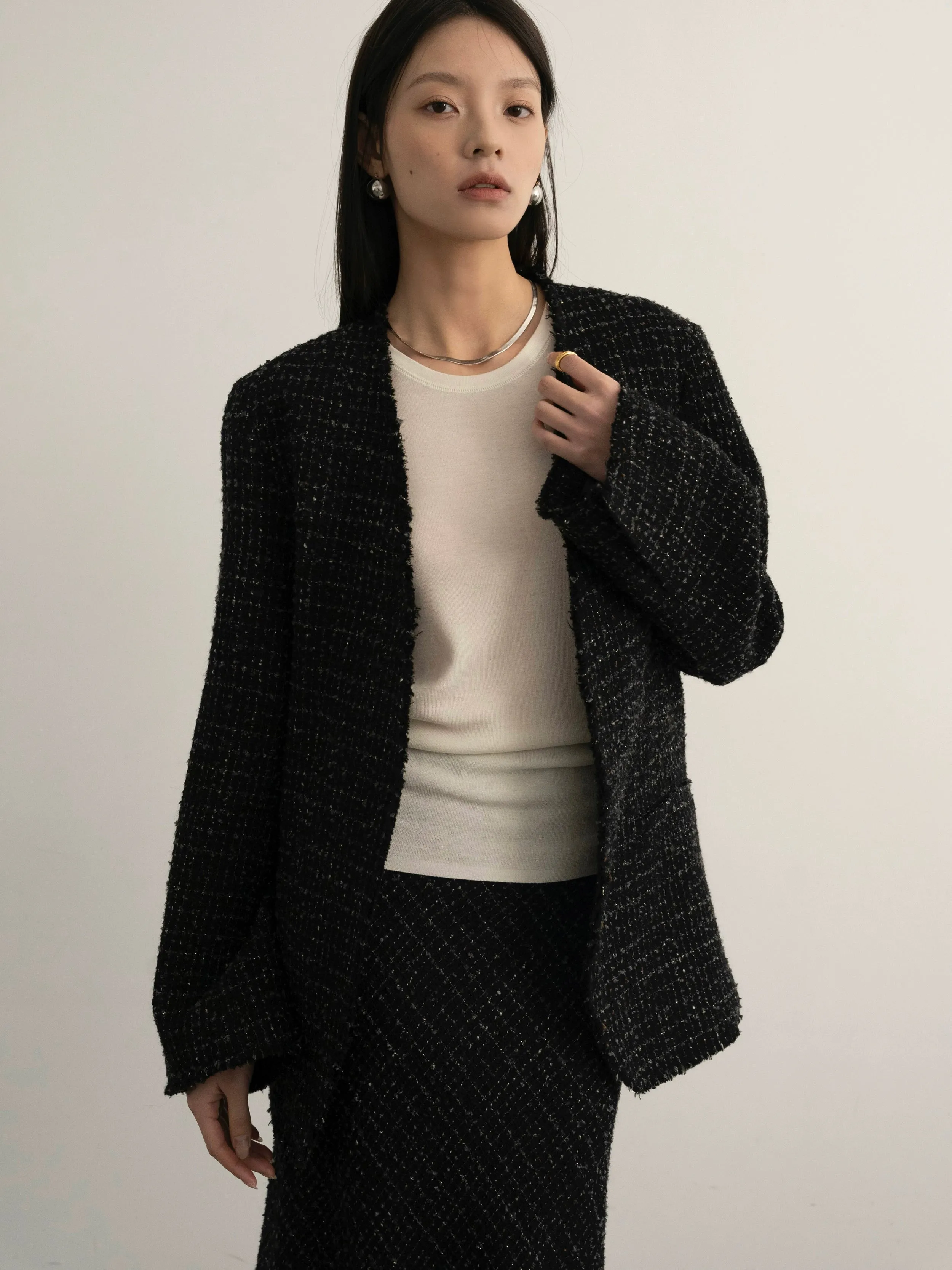 Black Tweed Ensemble