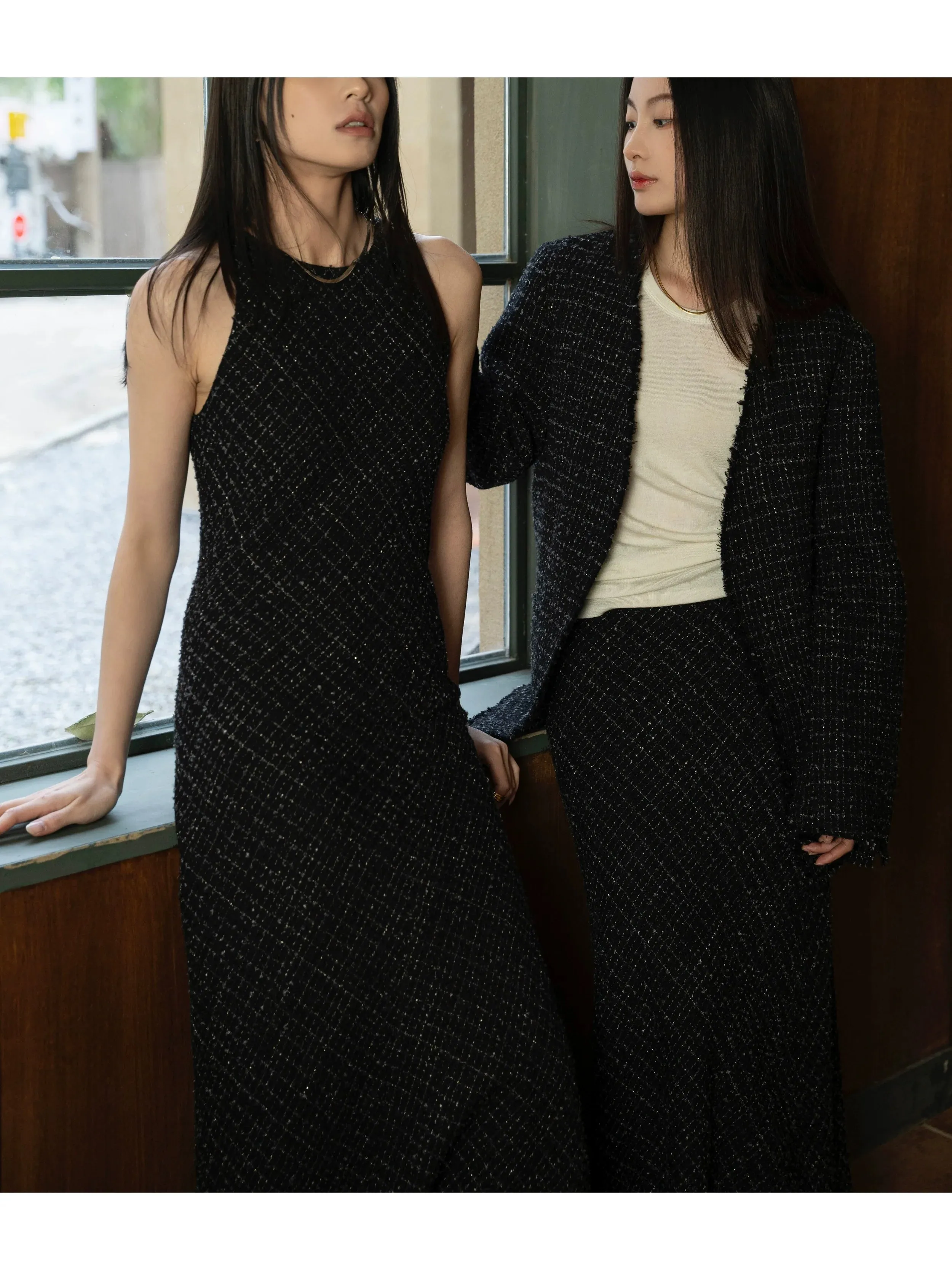 Black Tweed Ensemble