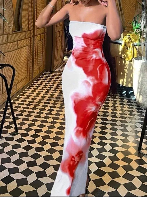 Bloom & Bold Tube Long Dress