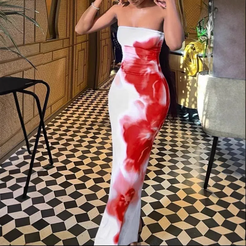 Bloom & Bold Tube Long Dress