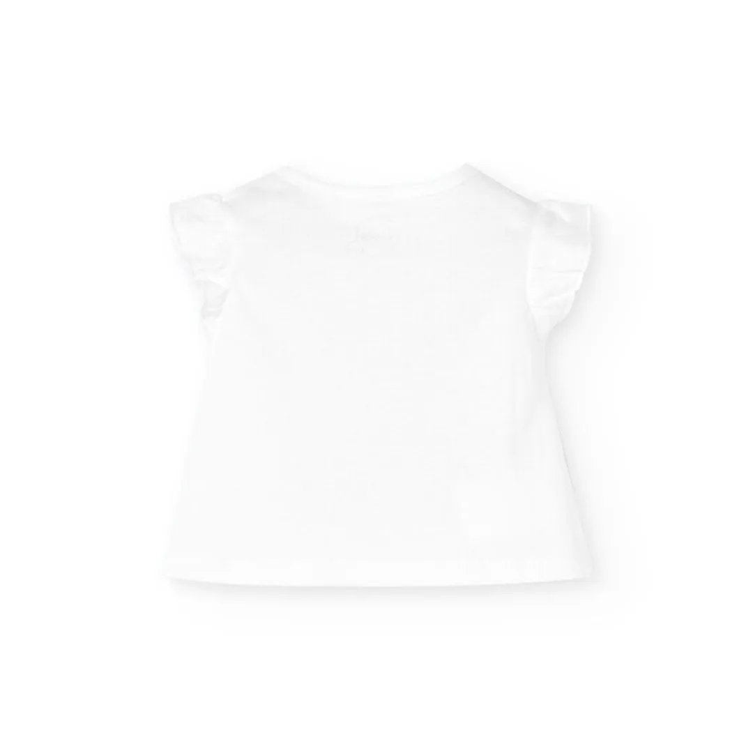Boboli Baby Girls 2 Piece T-Shirt And Shorts Outfit